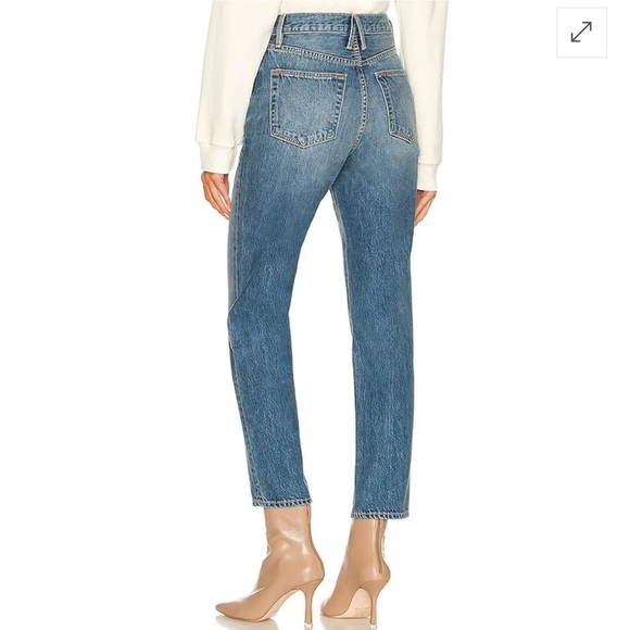 SLVRLAKE Sierra high waist straight leg jeans in Tucson Size 28 MSRP $299 - Picture 2 of 8